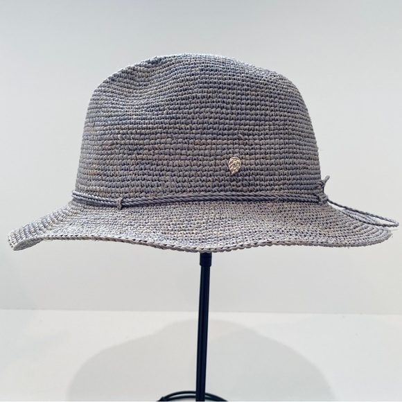 Helen Kaminski 100% raffia grey hat main image 10